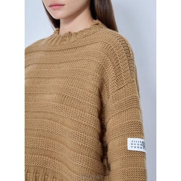 26 F/W MM6 메종 마르지엘라 리브드 니트 스웨터 S52HL00 B0112306102