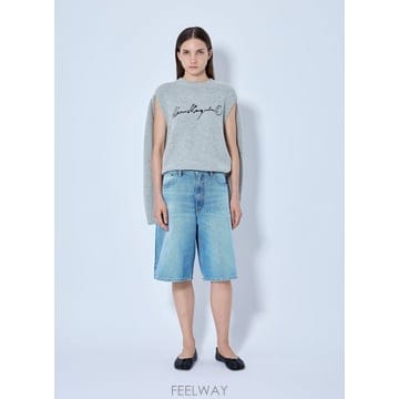 26 F/W MM6 메종 마르지엘라 데님 버뮤다 쇼츠 S52MU014 B0112306114
