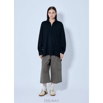 26 F/W RIER 폴라 조깅 버진 울 하프지퍼 탑 NFL17 IN B0112306137