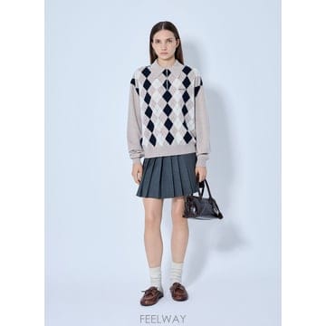 26 F/W 미우미우 캐시미어 폴로 스웨터 MML08B 6033 F0 B0112306145
