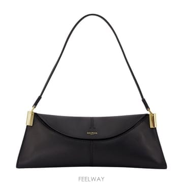 26 F/W 발망 64 83 스몰 숄더 백 BALMAIN 레더 블랙  B0732285017