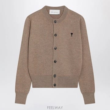 26 F/W 아미 카멜 아미 드 꾀흐 울 가디건 FKC361001-A B0052292941