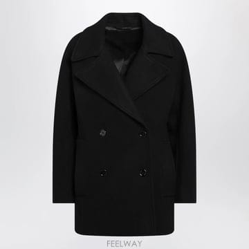 26 F/W 토템 블랙 코쿤 핏 자켓 인 울 블렌드 264-WRO03 B0052306334