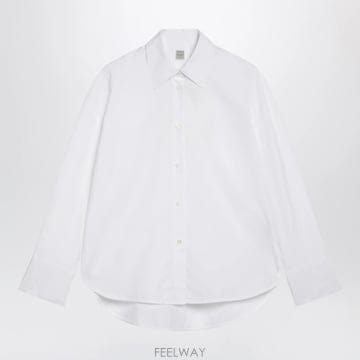 26 F/W 토템 화이트 오가닉 코튼 셔츠 264-WRT0890FB0 B0052306335