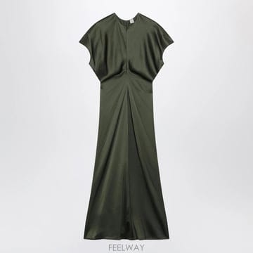 26 F/W 토템 다크 그린 LOWWAISTED 비스코스 드레스 24 B0052306360