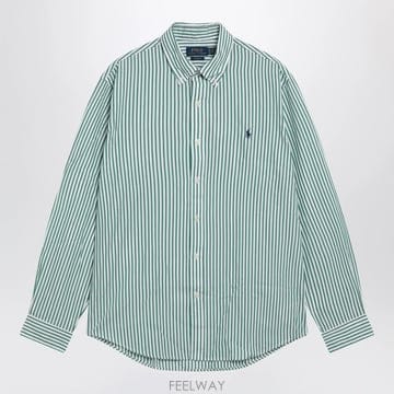 26 S/S 폴로 랄프로렌 WHITEGREEN 스트라이프 커스텀-핏  B0052306368