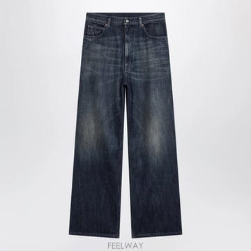 26 S/S MM6 메종 마르지엘라 와이드 블루 워싱 데님 진 SH0 B0052306373