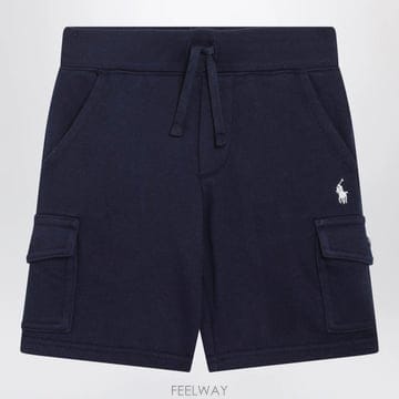 26 S/S 폴로 랄프로렌 네이비 블루 코튼 블렌드 쇼츠 (KIDS  B0052306415