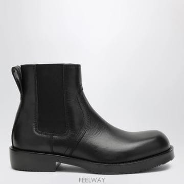 26 F/W 드리스 반 노튼 블랙 레더 첼시 부츠 0217220105 B0052306441