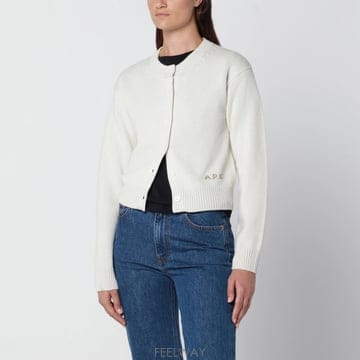 26 F/W A.P.C 아페쎄 쇼츠 ECRU 울 가디건 WOASW-F B0052306455