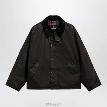26 F/W 바버 블랙 OS TRANSPORT WAXED 자켓 MWX B0052306450