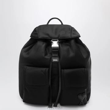 26 F/W 아미 MARCEL 스몰 블랙 나일론 백팩 ULL756AW B0052306540