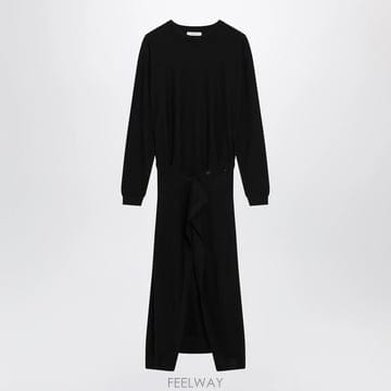르메르 버튼 드레스 블랙
