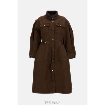 26 F/W 시몬 로샤 유틸리티 포켓 힙 BUSTLE 워크웨어 드레스 B0032261974