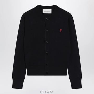 26 F/W 아미 네이비 아미 드 꾀흐 울 가디건 FKC361001- B0052292942