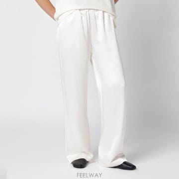 26 F/W 로헤 크림 실크 와이드레그 트라우저 421-30-248V B0052292956