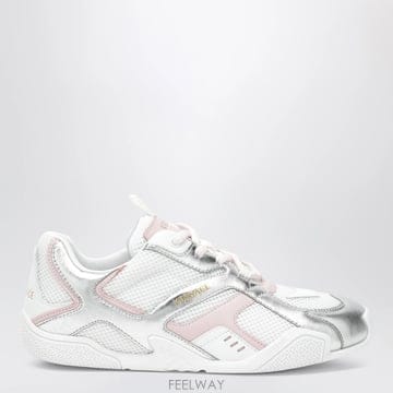 26 F/W 베르사체 갤럭시아 실버 메쉬 & 레더 스니커즈 10190 B0052293095