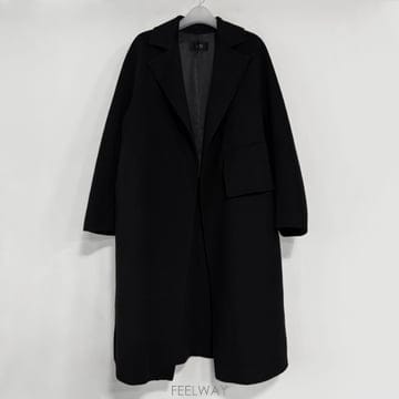 타임 울캐시미어 핸드메이드 코트
