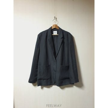 스튜디오톰보이 오버핏 다크그레이컬러  테일러드 자켓  정품