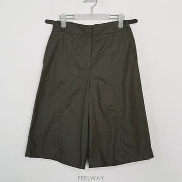 시스템 코팅 퀼로트 팬츠