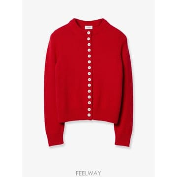 [N85]셀린느 RY0NG317V 여성 니트 스웨터 가디건 CELINE Cashmere cardigan