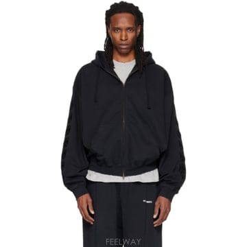 Vetements ��Ʈ�� ���� �ڼ� ����Ŀ ũ�ν� �ΰ� ���� �ĵ�Ƽ MH27ZU263B TP877263789��Ʈ�� ���� �ڼ� ����Ŀ ũ�ν� �ΰ� ���� �ĵ�Ƽ MH27ZU
