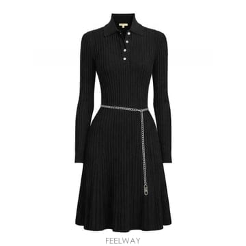 26SS 마이클코어스 폴로 셔츠 드레스 With 벨트 MR6839S5ZV001BLACK TP581505102