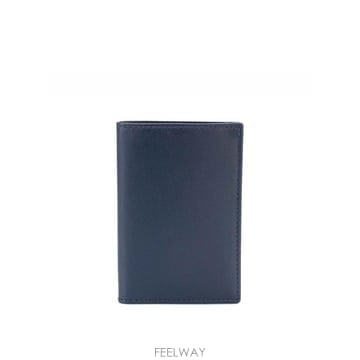 26SS 꼼데가르송 레더 BI 폴드 클래식 BILL 왈렛 SA6400NAVY TP578082538