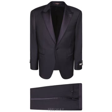 26SS 까날리 Made of 울  Peak lapels  싱글 브레스티드 클로저  Welt 포켓  1278