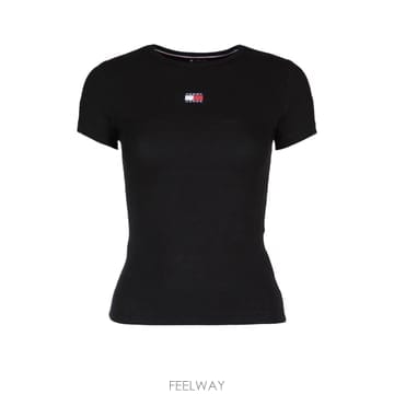 타미 힐피거 슬림 뱃지 RIB 티셔츠 BDS