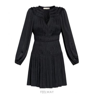 25FW 울라 존슨 여성 드레스 PF250149NOIR TP579257070