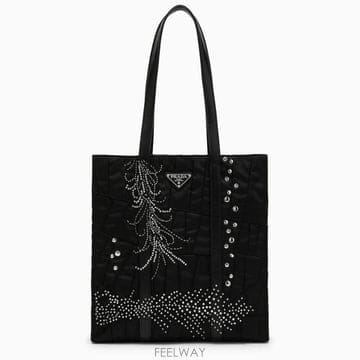 PRADA 24SS ����� �̵�� ���� Re Nylon shopping �� with embroidery 1BG459OO24SS ����� �̵�� ���� Re Nylon shopping �� with embr