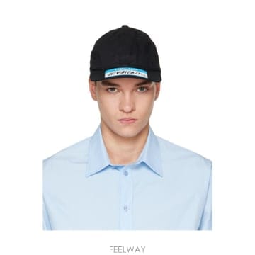 베트멍 블랙 마이 네임 스티커 볼캡