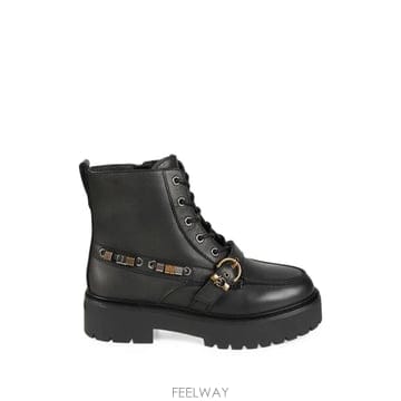 26 FW PINKO 버클 디테일 레이스업 앵클 부츠 SD0565P001 TP458356501