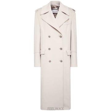 26 FW 필립플레인 스컬 크리스털 장식 더블 브레스티드 코트 AACCWRA0623PTE076N TP4583