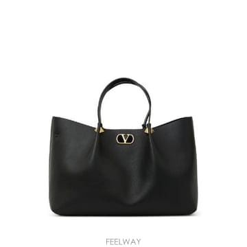 Valentino �׶�����Ÿ �ؿ� �߷�Ƽ�� ����ٴ� ���� VLOGO SIGNATURE LARGE LEATHER TOTE WB0�׶�����Ÿ �ؿ� �߷�Ƽ�� ����ٴ� ���� VLOGO SIGNATURE