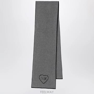 끌로에 스카프 그레이 멜랑주
