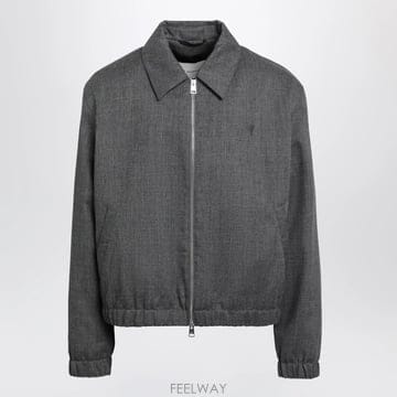 26 F/W 아미 카본 그레이 패딩 자켓 인 버진 울 HJK830WV B0052306814