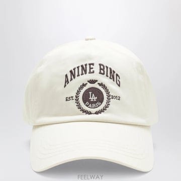 26 F/W 애니빙 JEREMY 크림 코튼 베이스볼 캡 A-12-12 B0052306840