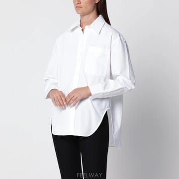 26 F/W 애니빙 SCOTT 화이트 코튼 포플린 셔츠 A-07-12 B0052306844