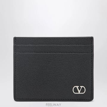26 F/W 발렌티노 블랙 레더 카드 홀더 WITH 로고 9Y0P0A B0052306852