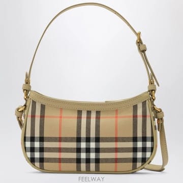 26 F/W 버버리 SANDBEIGE 백 WITH A 체크 패턴 인  B0052306885