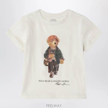 26 F/W 폴로 랄프로렌 CREAMCOLORED 폴로 베어 코튼 티 B0052306895