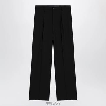 26 F/W 드리스 반 노튼 PENRUD 블랙 울 트라우저 02090 B0052306902