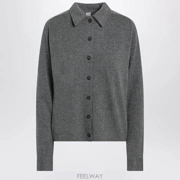 26 F/W 토템 다크 그레이 멜랑주 캐시미어 가디건 243-WRT0 B0052306933