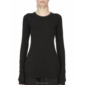 26FW 릭 오웬스 반팔 티셔츠 DS02F6217RN 09 BLACK