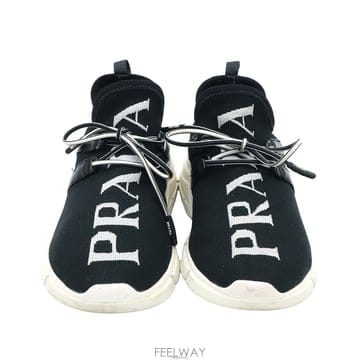 중고명품건대점 / Prada(프라다) 1E344L 블랙 XY 기능성 패브릭 니트 스니커즈 36