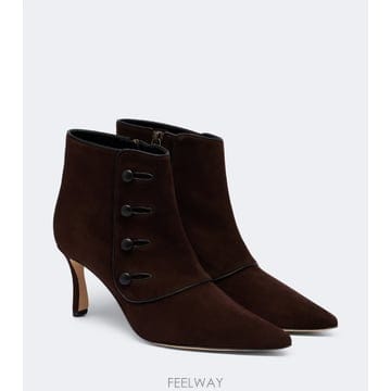26 FW 마놀로 블라닉 Vives 스웨이드 앵클 부츠 TP581519653