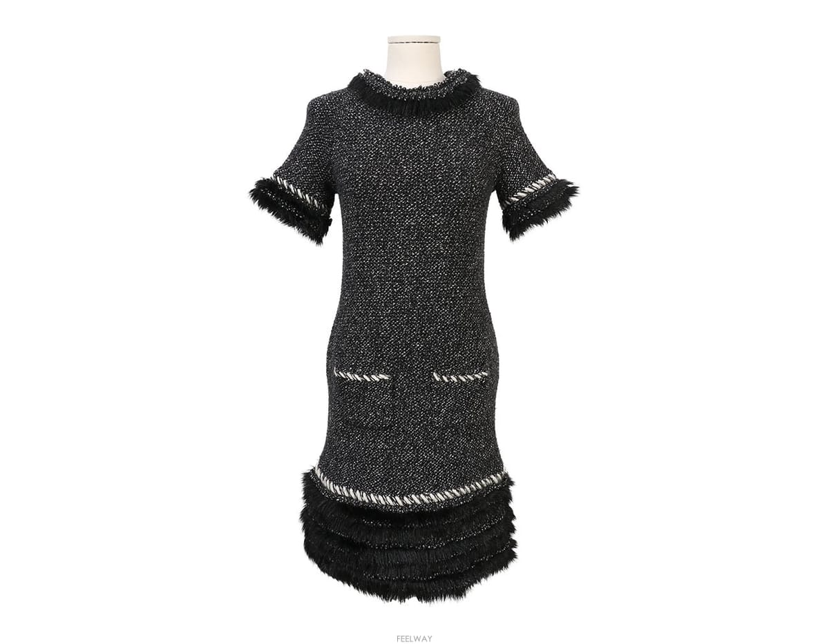 CHANEL [�׶��ĸ�] ���� �� Ʈ���� ĳ�ù̾� �巹�� ���� 38 77727[�׶��ĸ�] ���� �� Ʈ���� ĳ�ù̾� �巹�� ���� 38 7772