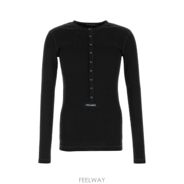 Dolce&Gabbana [X45]��ü�ذ��ٳ� G8PG8TG7P3I N0000 ���� Ƽ���� �μҸ� ž Black cotton t sh[X45]��ü�ذ��ٳ� G8PG8TG7P3I N0000 ���� Ƽ���� �μҸ�